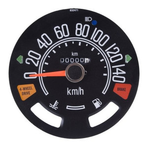 OMIX, Speedometer (Kilometers), for 82-86 Jeep CJ Series