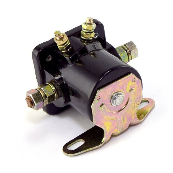 OMIX, Starter Solenoid, for 83-86 Jeep CJ Series & 84-86 Cherokee with AMC 2.5L 4 Cylinder Engine, 72-87 CJ Series & Wrangler YJ with 4.2L, 5.0L or 5.9L Engines