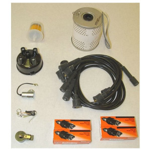 OMIX, Ignition Tune Up Kit, for 53-67 Jeep CJ-3B, CJ-5 & CJ-6 with 134c.i.