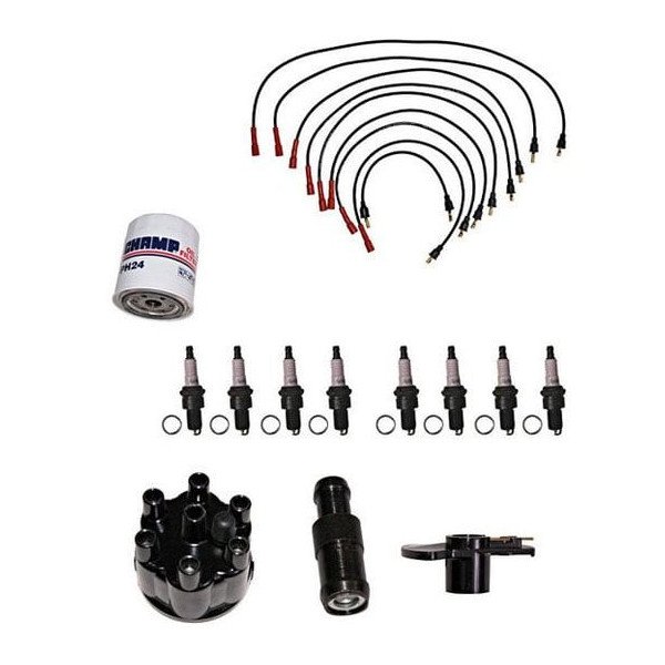 OMIX, Ignition Tune Up Kit, for 75-77 Jeep CJ Series with V8 Engine