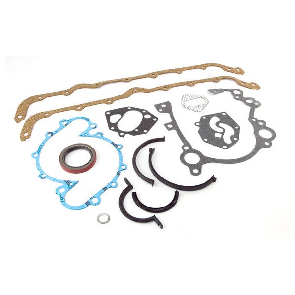 OMIX, Lower Engine Gasket Set, for 75-81 Jeep Vehicles with 5.0L 304c.i. 8 Cylinder Engine & 75-91 5.9L 360c.i. 8 Cylinder Engine