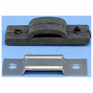 OMIX, Exhaust Bracket with Rubber Insulator, for Jeep Vehicles OMIX, Exhaust Bracket with Rubber Insulator, for Jeep Vehicles