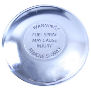 OMIX, Zinc Gas Cap, for 46-64 Jeep CJ Vehicles