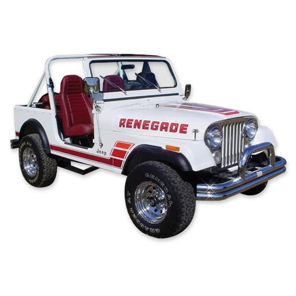 Renegade Vinyl Hood Graphics Kit, Yellow