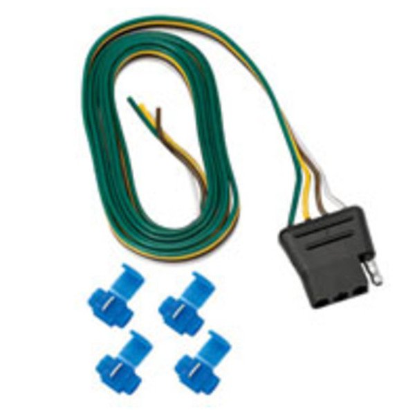 Hidden Hitch, 4 Prong Wiring Kit - Car End, Universal