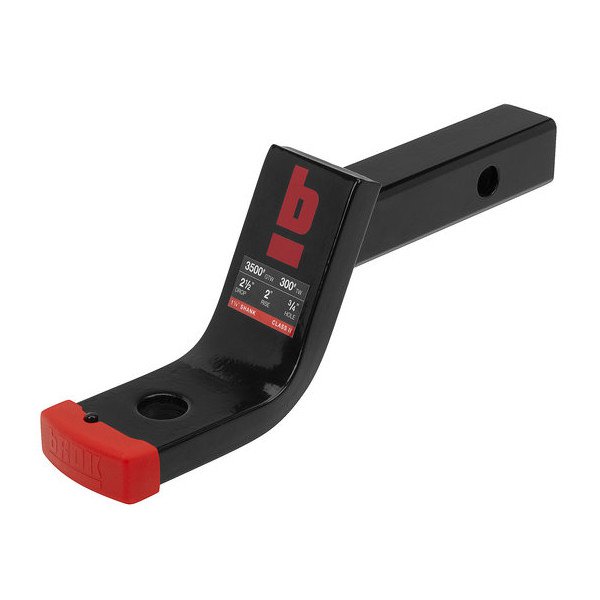 Brok, 1 1/4" Receiver Ball Mount with Pin Stop, with 2 1/2" Drop Brok, 1 1/4" Receiver Ball Mount with Pin Stop, with 2 1/2" Drop