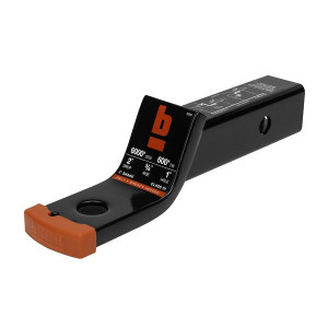 Brok, 2" Shank Ball Mount with Pin Stop, 2" Drop