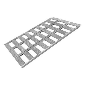 Brok, Trifold Aluminum Ramp - 45" x 69", Universal