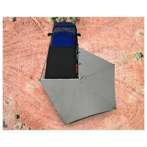 Overland Vehicle Systems, Nomadic 270 LT Awning with Black Storage Cover, Passenger Side Overland Vehicle Systems, Nomadic 270 LT Awning with Black Storage Cover, Passenger Side