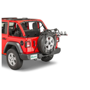 Quadratec, Spare Tire Mount 2 Bike Rack, for 87-23 Jeep Wrangler YJ, TJ, JK & JL