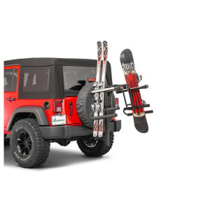 Ski and Snowboard Adapter, 2 Bike Hitch Rack with Ski & Snowboard Adapter