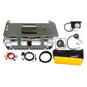 Kleinn Air Horns, OnBoard Air System with Air Compressor & Tire Inflation Kit, for 07-23 Jeep Wrangler JL Unlimited & JK Unlimited