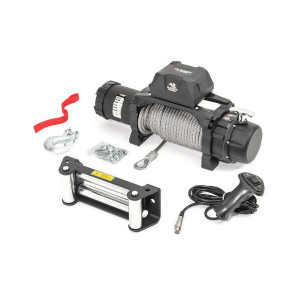 Rugged Ridge, Trekker Series Winch, 12,500 lbs with Synthetic Rope and Wireless Remote