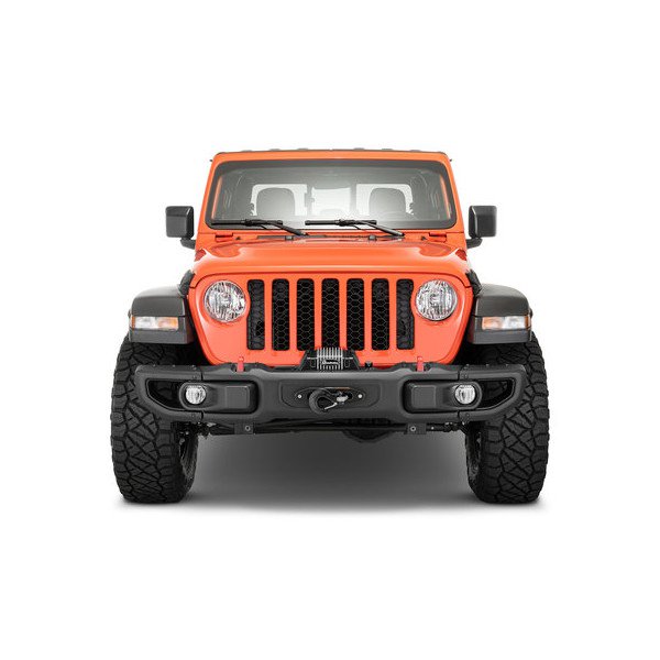 Quadratec, Winch Mount Plate, for 18-23 Jeep Wrangler JL & Gladiator JT with Factory Steel Bumper