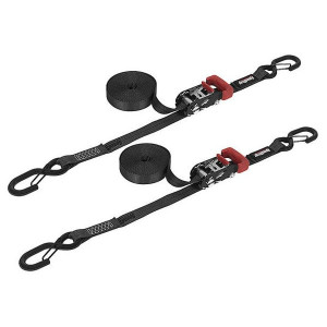 PRP Seats, SpeedStrap 1″ x 15′ Ratchet Tie Down, in Black with Snap ‘S’ Hooks and Soft Tie PRP Seats, SpeedStrap 1″ x 15′ Ratchet Tie Down, in Black with Snap ‘S’ Hooks and Soft Tie