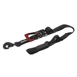 PRP Seats, SpeedStrap 2&Prime; x 10&prime; Ratchet Tie Down with Twisted Snap Hooks & Axle Strap Combo, in Red