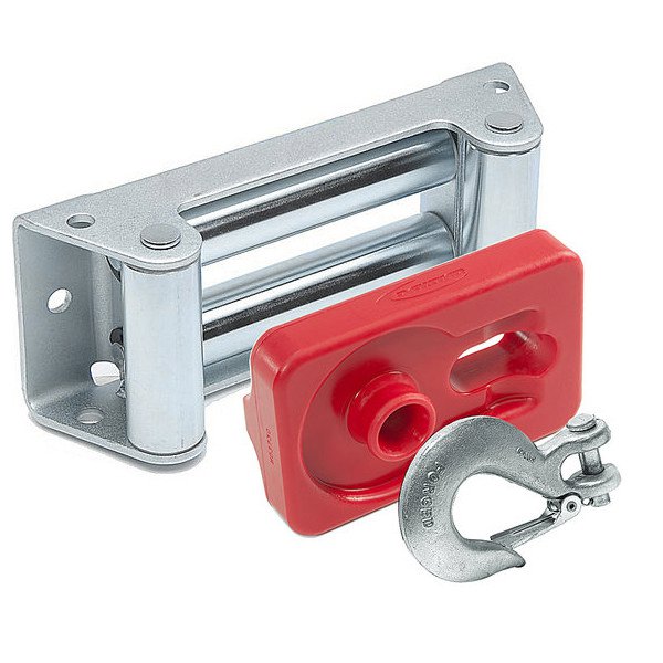 Daystar, Winch Isolator For Roller Fairlead, Red, Daystar, Winch Isolator For Roller Fairlead, Red,