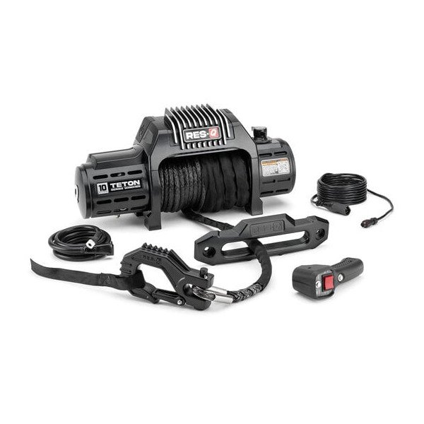 Teton Series Winch, 10,000 lbs Synthetic Rope