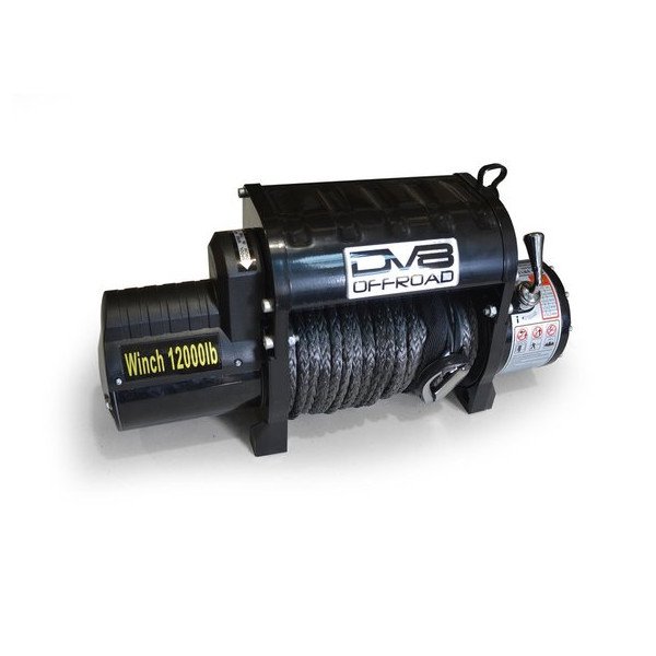 DV8 Offroad, 12,000lbs Winch with Synthetic Line, Universal