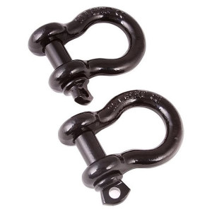 3/4" D-Rings - 9500lbs., Pair - Black 3/4" D-Rings - 9500lbs., Pair - Black