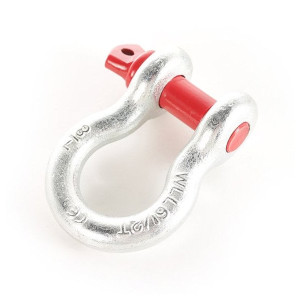 Rugged Ridge, D-Ring with 1" Diameter Pin, Galvanized, 