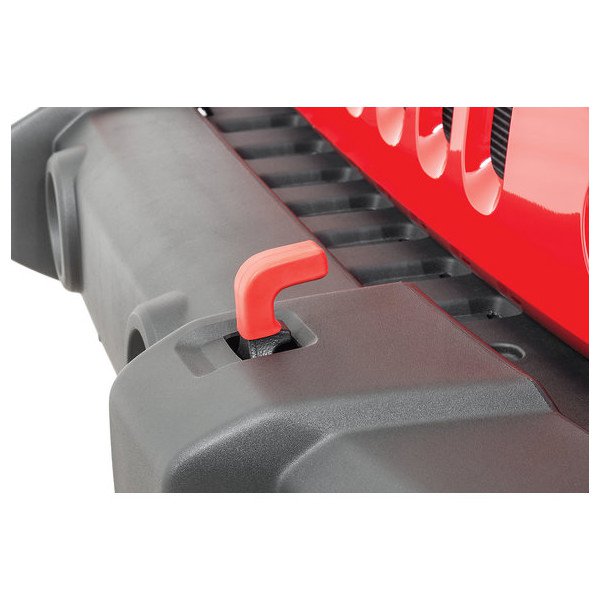 Factory Tow Hook Covers, Red