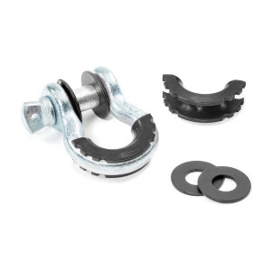 Daystar, D-ring Isolators & Washers, in White for 3/4" D-Ring Shackle