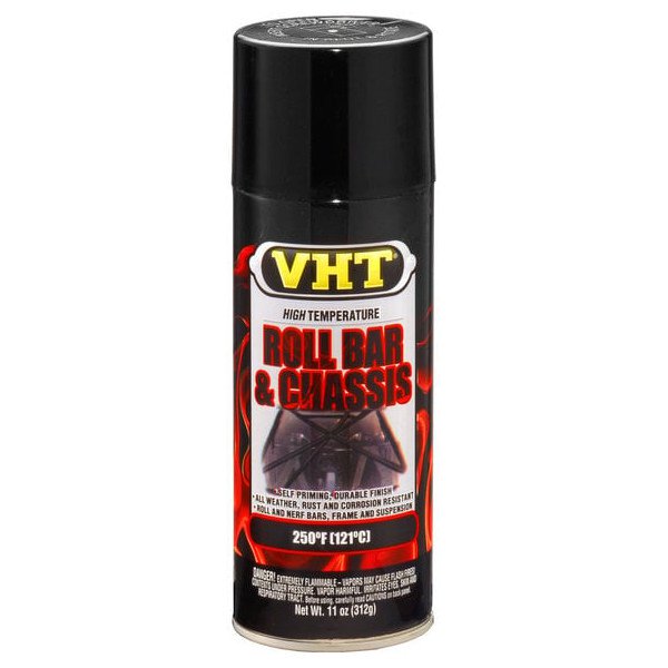 VHT Roll Bar and Chassis Paint, Gloss Black