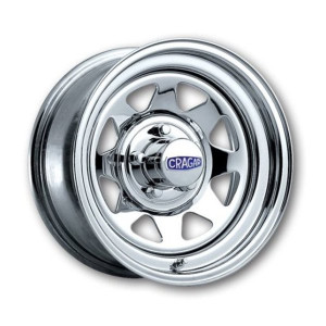 Cragar, Series 315 Chrome Nomad II Steel Wheel, for Jeep Vehicles with 5x4.5 Bolt Pattern