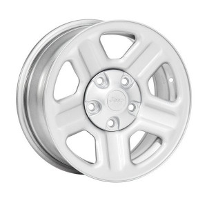 Mopar, 16x7" Lux Style Steel Wheel in Silver, for Jeep Vehicles with 5x5 Bolt Pattern Mopar, 16x7" Lux Style Steel Wheel in Silver, for Jeep Vehicles with 5x5 Bolt Pattern