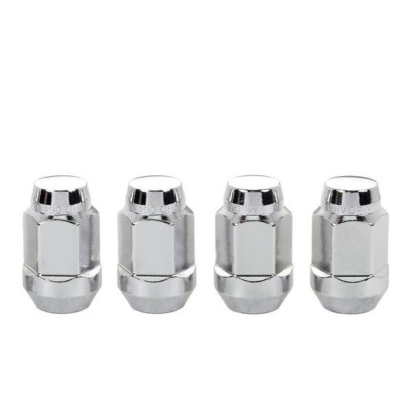 McGard, Lug Nut 4 Pack, in Bulged Hex with Chrome Finish McGard, Lug Nut 4 Pack, in Bulged Hex with Chrome Finish