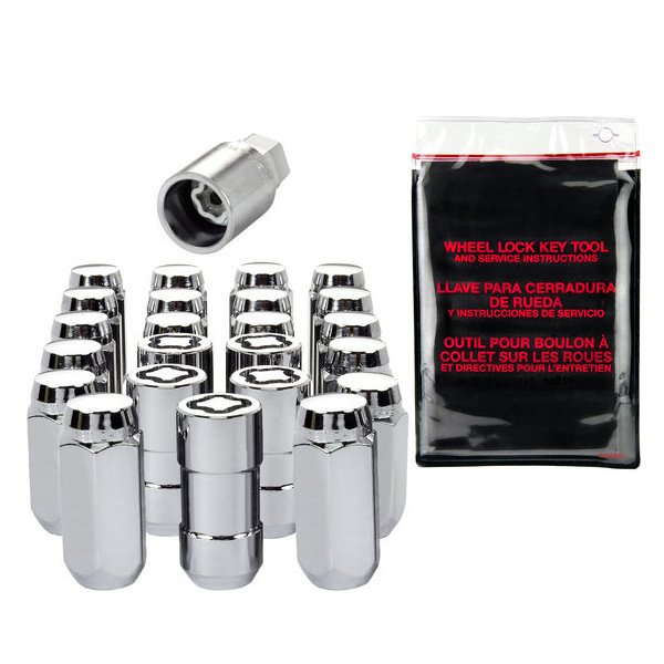 McGard, Wheel Install Kit, 23 Piece Hex Drive in Chrome Finish for 18-23 Jeep Wrangler JL & Gladiator JT