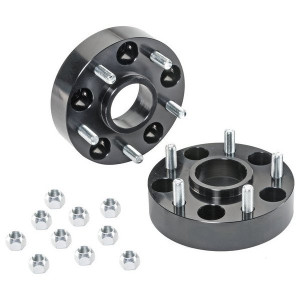 Spidertrax, 1.5" Wheel Spacer Kit in Black, for 05-18 Jeep Wrangler JK, Unlimited JK, Grand Cherokee WK & Commander XK with 5x5" Bolt Pattern Spidertrax, 1.5" Wheel Spacer Kit in Black, for 05-18 Jeep Wrangler JK, Unlimited JK, Grand Cherokee WK & Commander XK with 5x5" Bolt Pattern