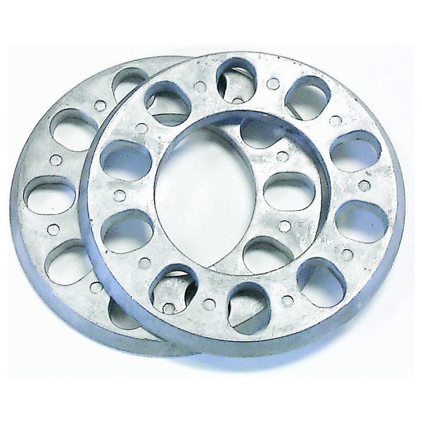 Accel, 7/16" Die-Cast Aluminum Wheel Spacers, for Vehicles with 5x4.5 Bolt Pattern