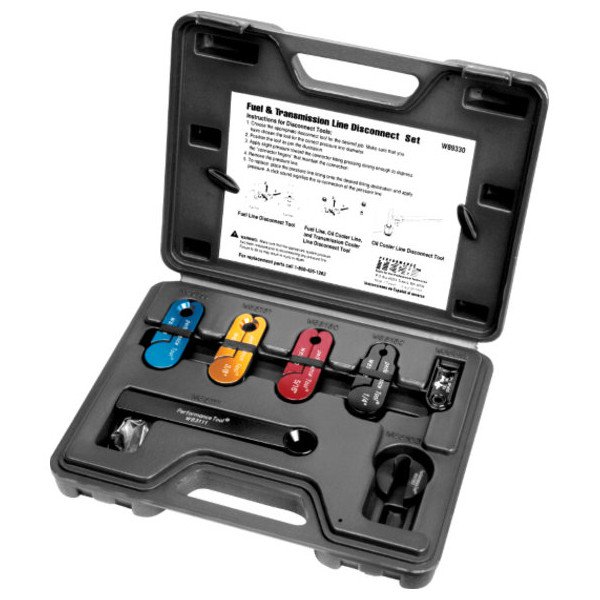 Performance Tool, 7 Piece Fuel & Trans Line Disconnect Set, Universal Performance Tool, 7 Piece Fuel & Trans Line Disconnect Set, Universal