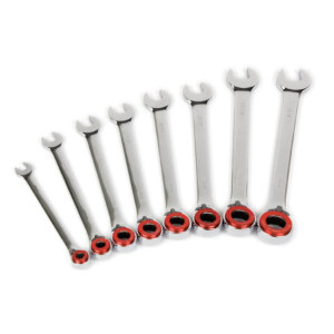 Performance Tool, SAE Magnetic Ratcheting Wrench Set, Universal