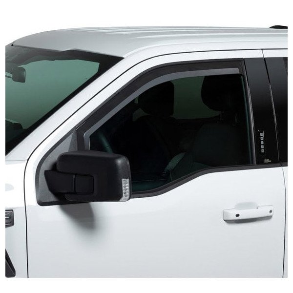 Element Matte Black Visors, Set of 2 (Front Only) Window Visors