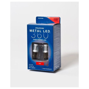 Metal 360 LED 1157 Red Rear Turn Signal Lamp Bulbs Metal 360 LED 1157 Red Rear Turn Signal Lamp Bulbs