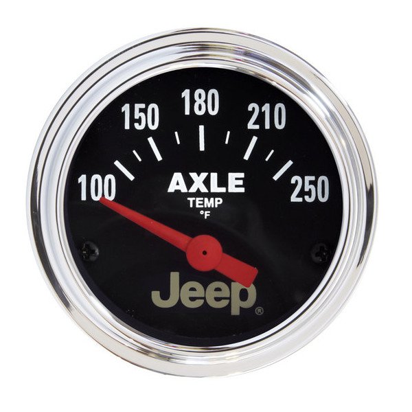 Auto Meter, Jeep Logo 2 1/16" Diameter Axle Temperature Gauge, Universal
