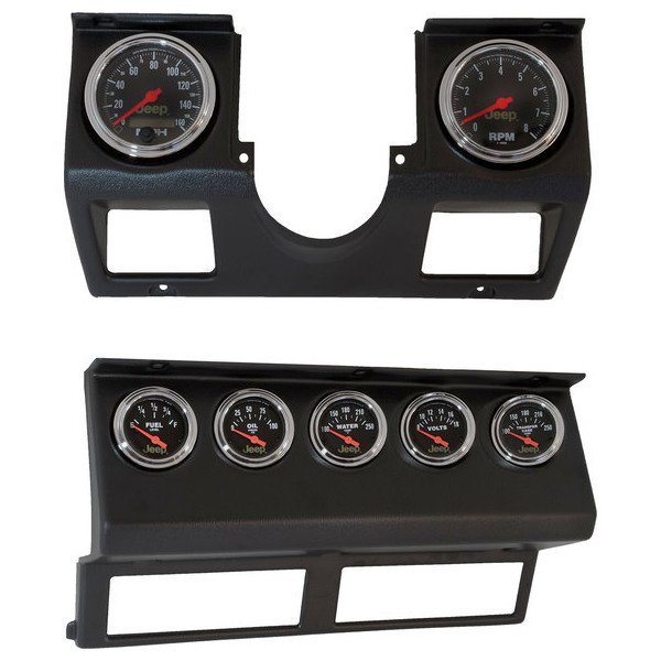 Auto Meter, Dash Panel with Gauges, for 87-95 Jeep Wrangler YJ Auto Meter, Dash Panel with Gauges, for 87-95 Jeep Wrangler YJ