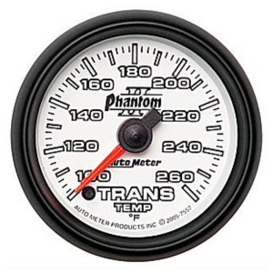 Auto Meter, Phantom II 2 1/16" Diameter Trans Temp Guage, Universal