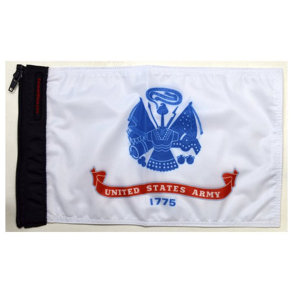Forever Wave, 12" x 18" Military Flags, Army Flag Forever Wave, 12" x 18" Military Flags, Army Flag