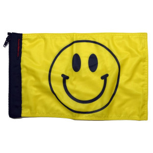 Forever Wave, 12" x 18" Lifestyle Flags, Smiley Face Flag