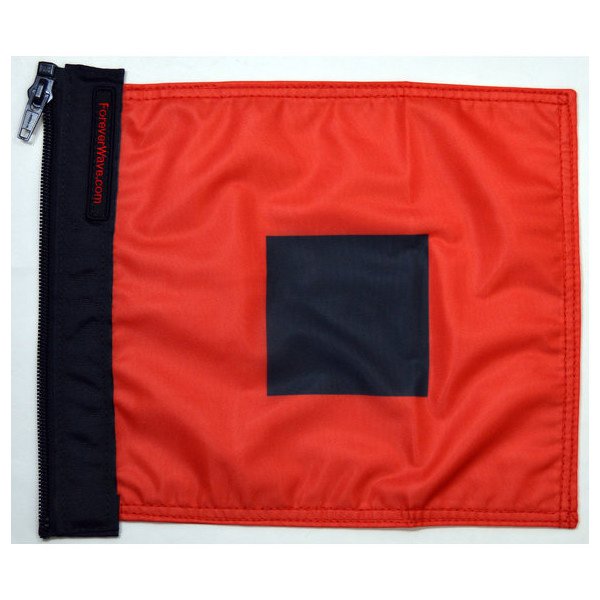 Forever Wave, 12" x 18" Pirate & Island Lifestyle Flags, Hurricane Warning Flag Forever Wave, 12" x 18" Pirate & Island Lifestyle Flags, Hurricane Warning Flag