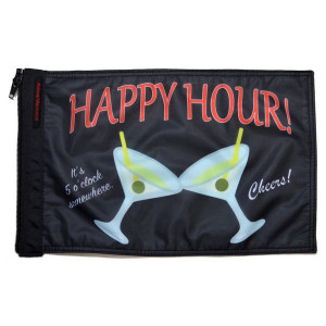 Forever Wave, 12" x 18" Pirate & Island Lifestyle Flags, Happy Hour Martinis Forever Wave, 12" x 18" Pirate & Island Lifestyle Flags, Happy Hour Martinis
