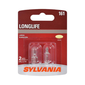 Sylvania, #161 Long Life Mini Bulb 2 Pack, Universal Sylvania, #161 Long Life Mini Bulb 2 Pack, Universal