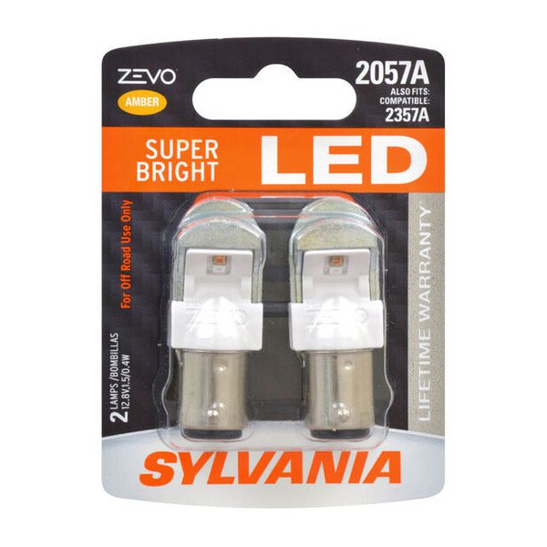#2057A Amber Zevo LED Mini 2 Pack