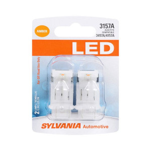 Sylvania, #3157A Amber SYL LED Mini Bulb 2 Pack, Universal Sylvania, #3157A Amber SYL LED Mini Bulb 2 Pack, Universal