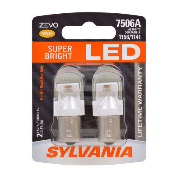 #7506 White Zevo LED Mini Bulb 2 Pack