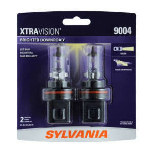 Sylvania, #9004 XtraVision Halogen Headlight Bulb 2 Pack, Universal